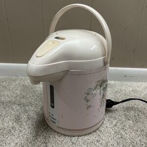 Vintage Tiger Hot Water Boiler Dispenser Heater Model‎ PFS-B220 Floral Tested